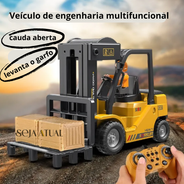 Empilhadeira FortTruck - Controle Remoto 2.4GHz Full